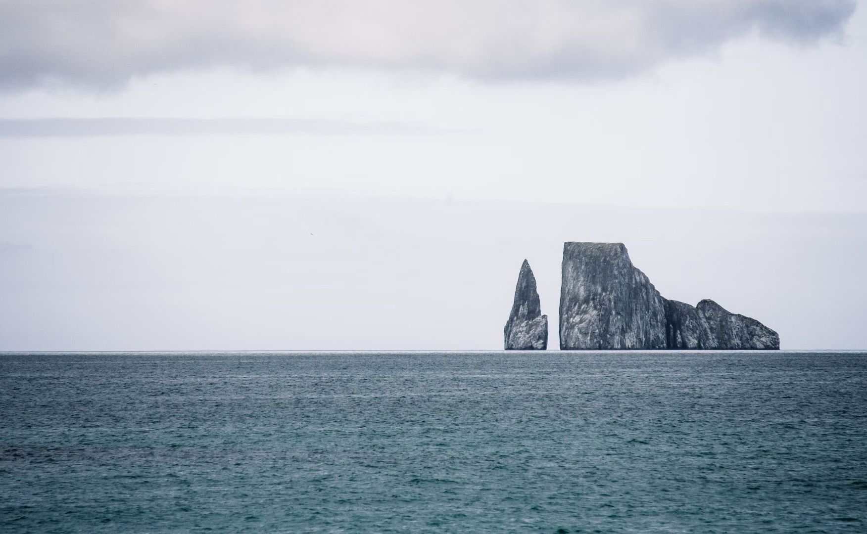 Kicker Rock León Dormido volcanic formation rising from ocean
