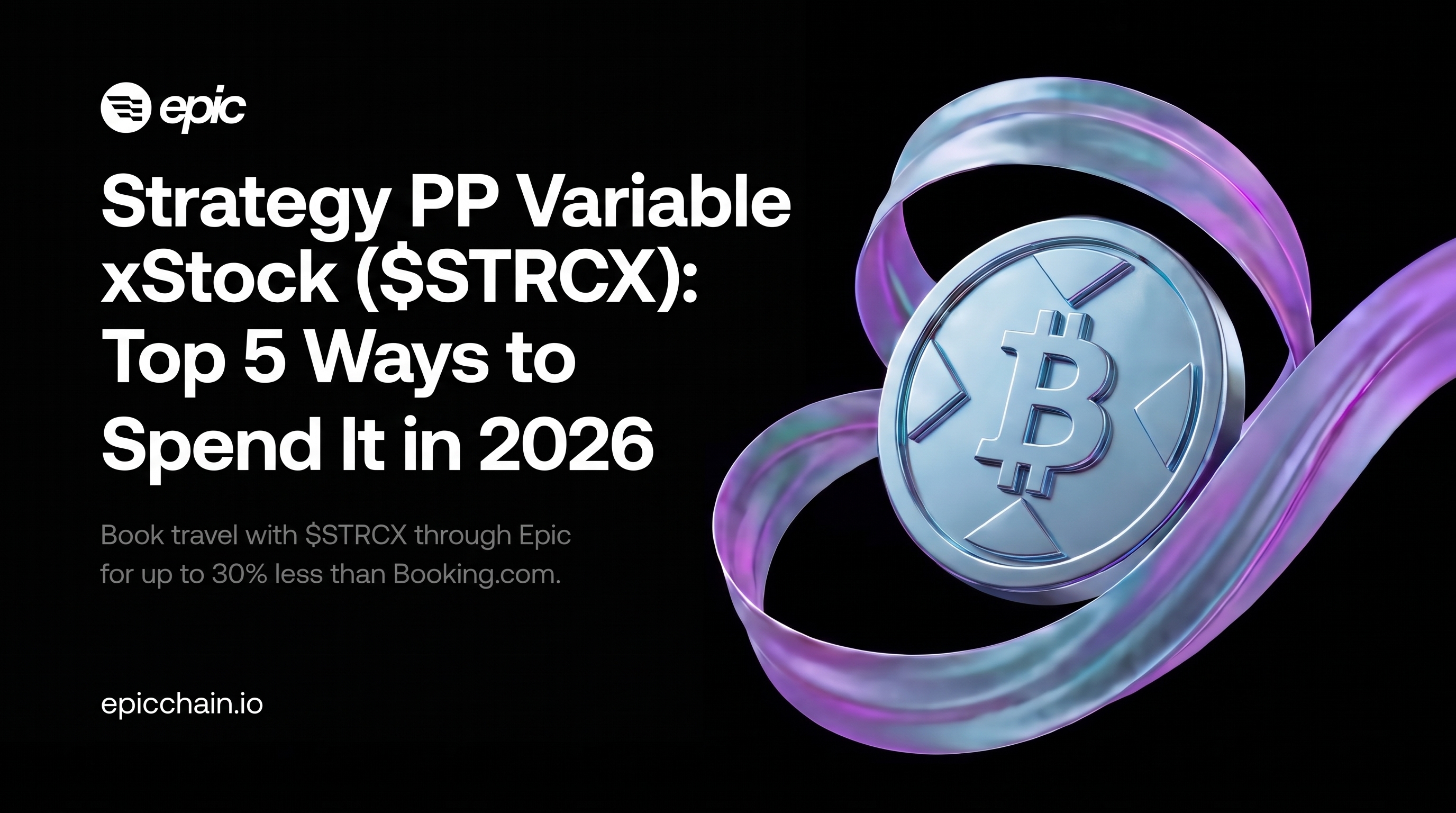 Strategy PP Variable xStock banner on Epic
