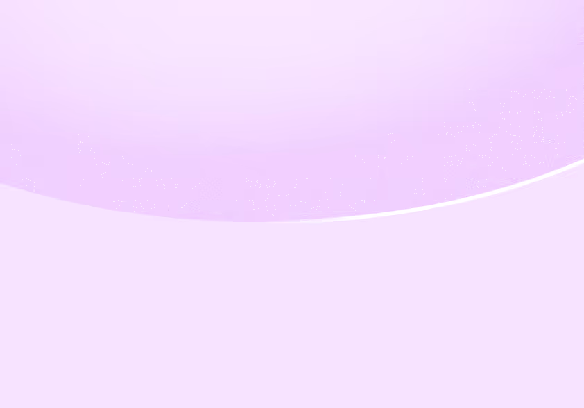 Smooth abstract wave shape in pastel purple and lavender gradient.