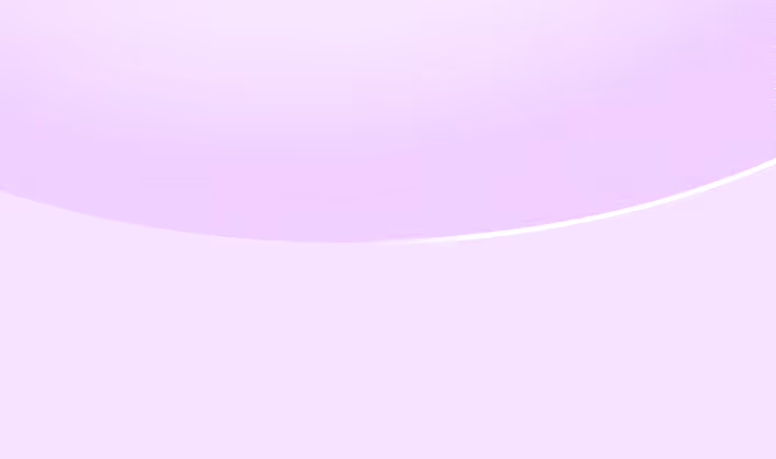 Abstract background with pastel purple waves and smooth gradient curves.