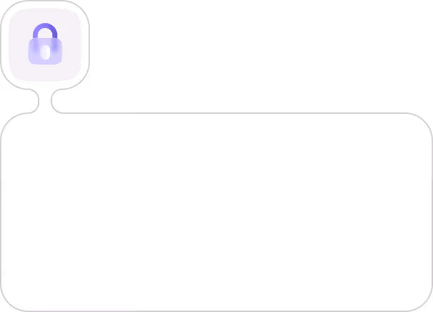 Purple shopping cart icon inside a rounded square chat bubble with a black horizontal background.