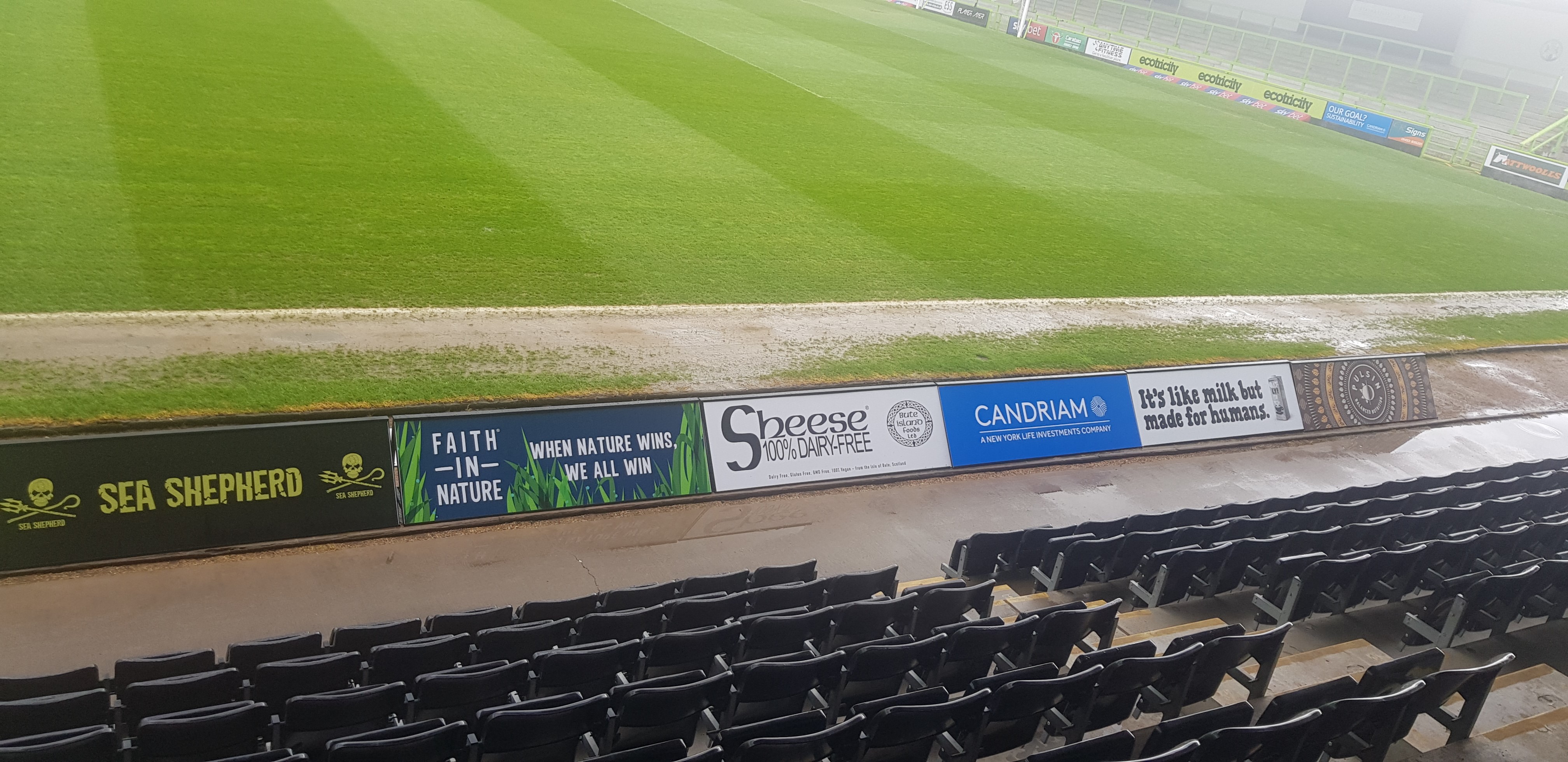 Advertising A Frames for Forest Green Rovers