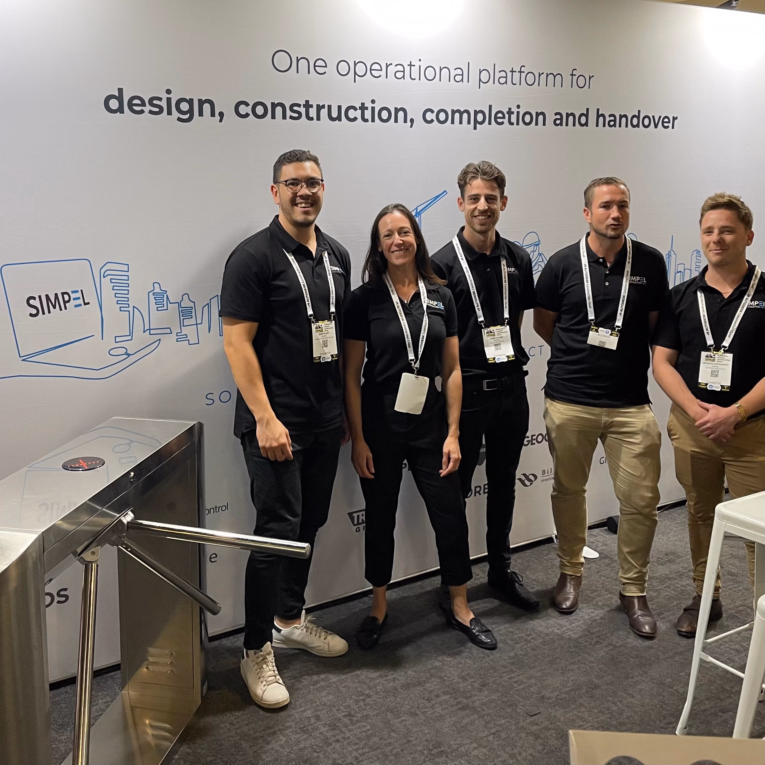 Simpel's team at Sydney Build