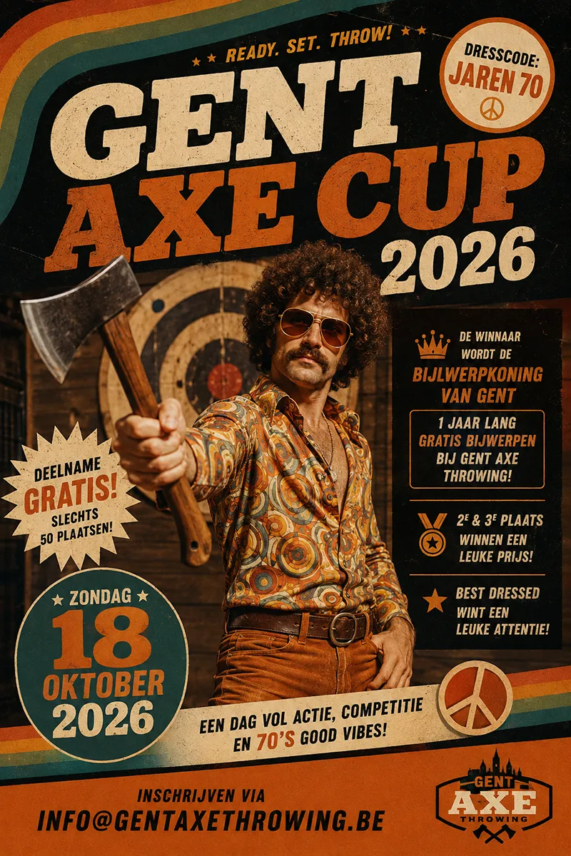 Gent Axe Cup 2026 poster