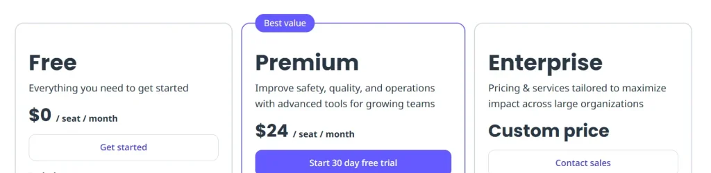 SafetyCulture-pricing