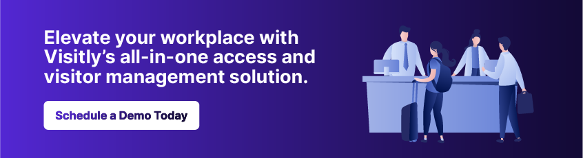 Schedule a Visitly demo and discover the benefits of integrated workplace management