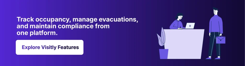 Emergency evacuation software with compliance reporting and occupancy tracking 