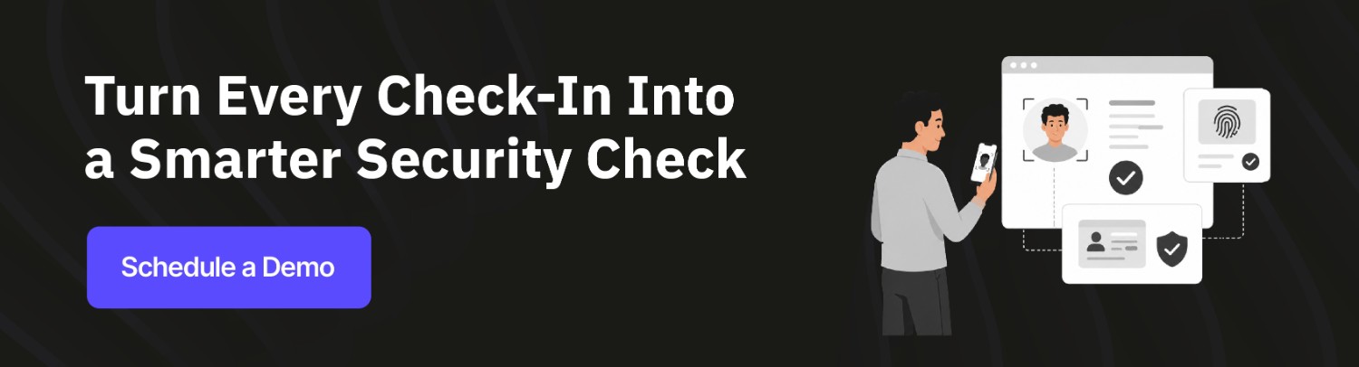 Strengthen visitor screening with identity verification and security workflows built for modern workplaces.