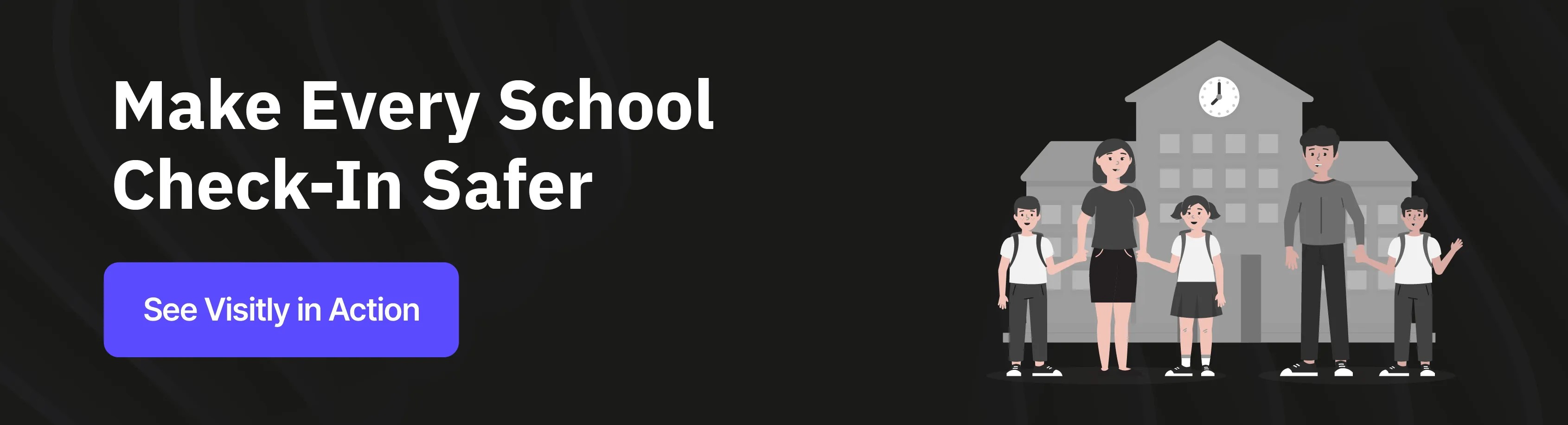 CTA for safer school visitor check-ins with Visitly