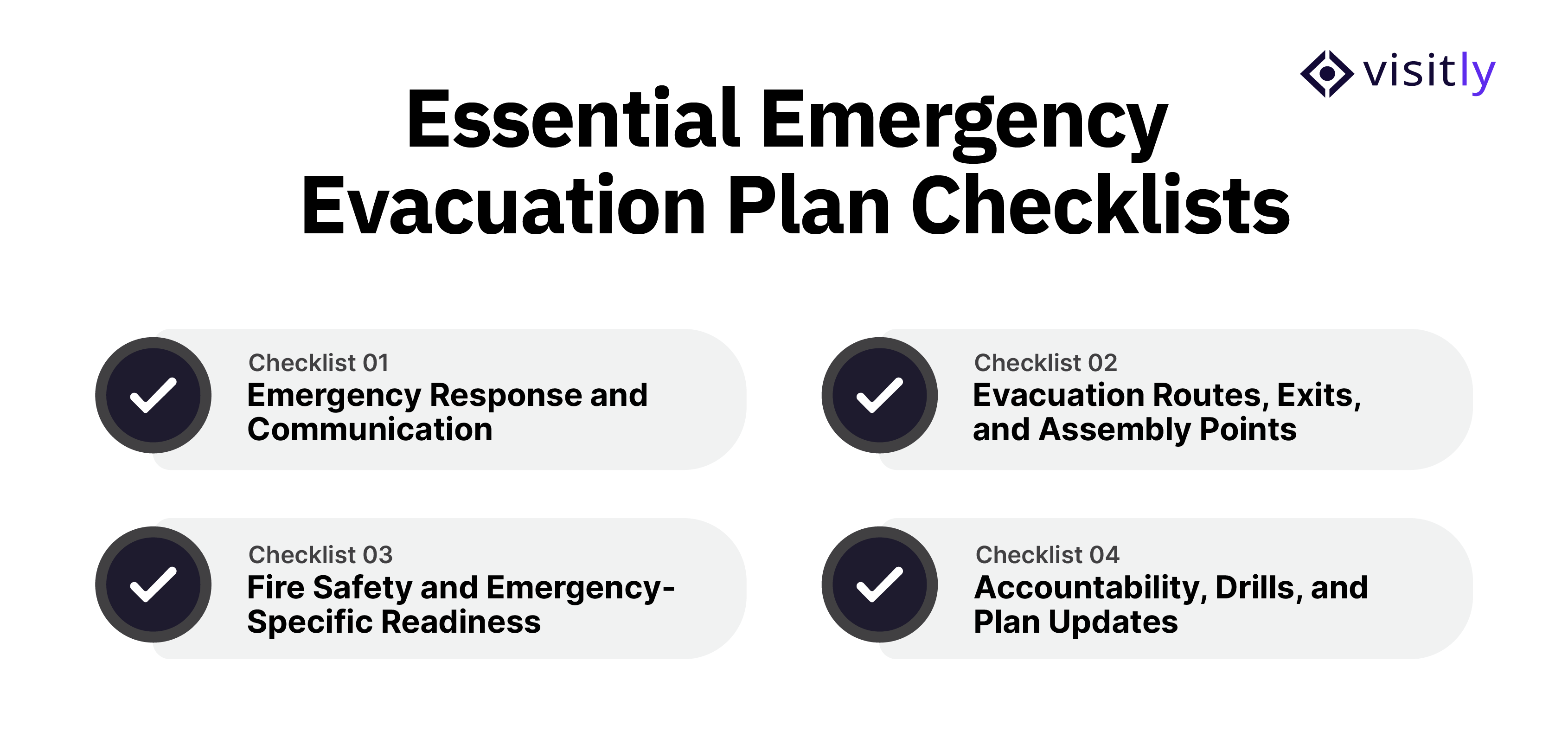 4 Essential Emergency Evacuation Plan Checklists