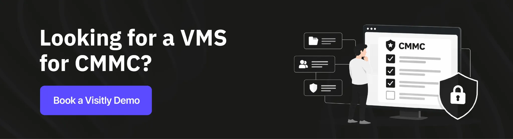 Visitly visitor management demo for CMMC compliance