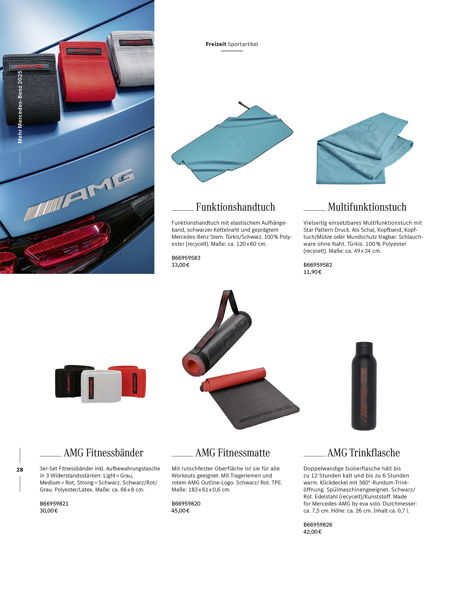 Mercedes-Benz Collection Katalog – Innenseite mit Produktdarstellung