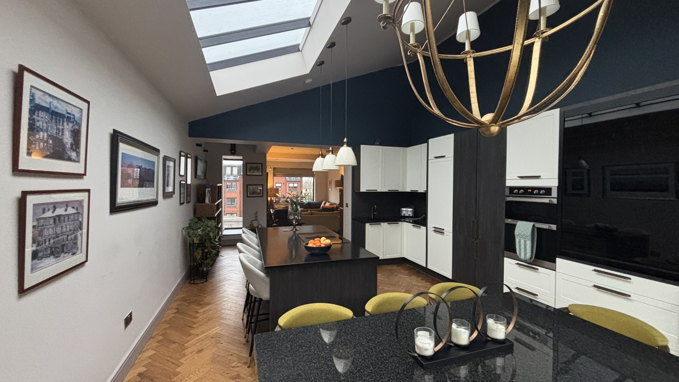 modern bright kitchen