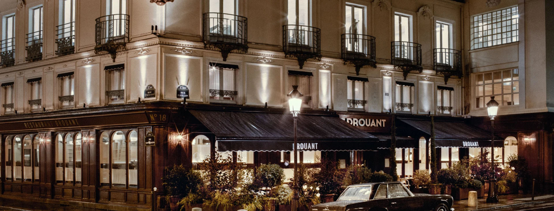 Hôtel et restaurant Drouant, Place Gaillon Paris 2e