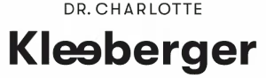 Logo of Kleeberger with a plus sign inside the letter O.