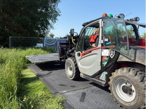 Rapid Trackway Hire for Telecoms Mast Installation in Doncaster