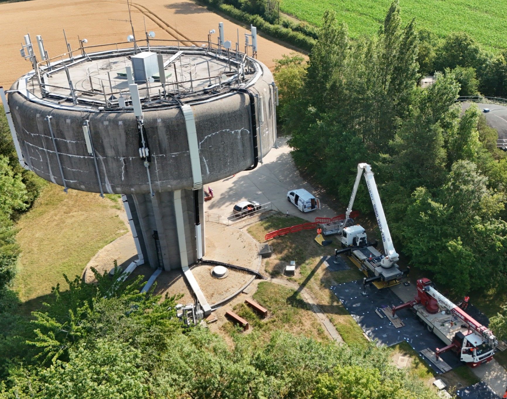 Case Study: Crane Pad & Access Mats for Cambridgeshire Telecoms Tower Maintenance