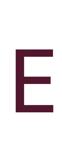 letter E