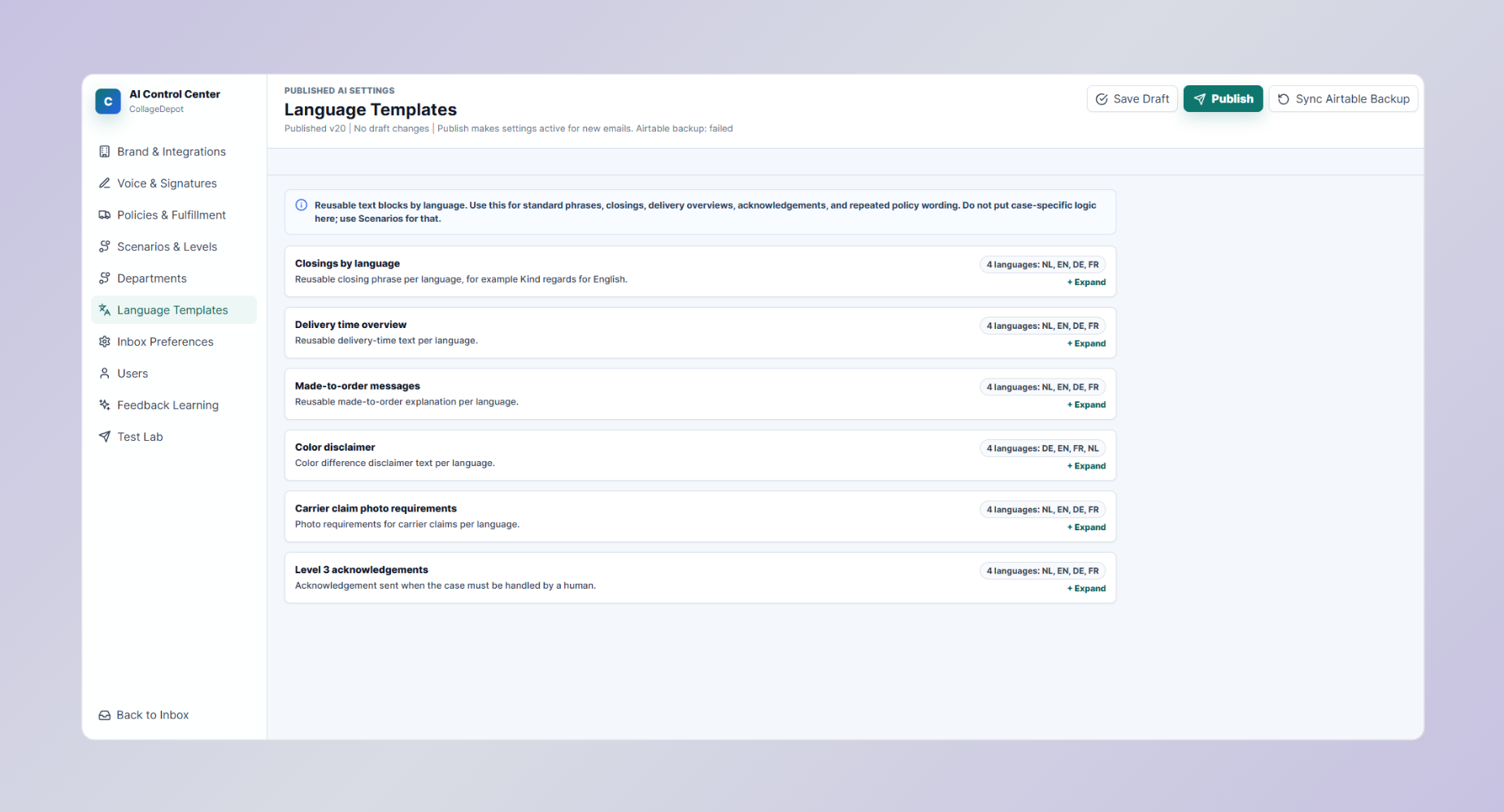 CollageDepot interface screenshot 3