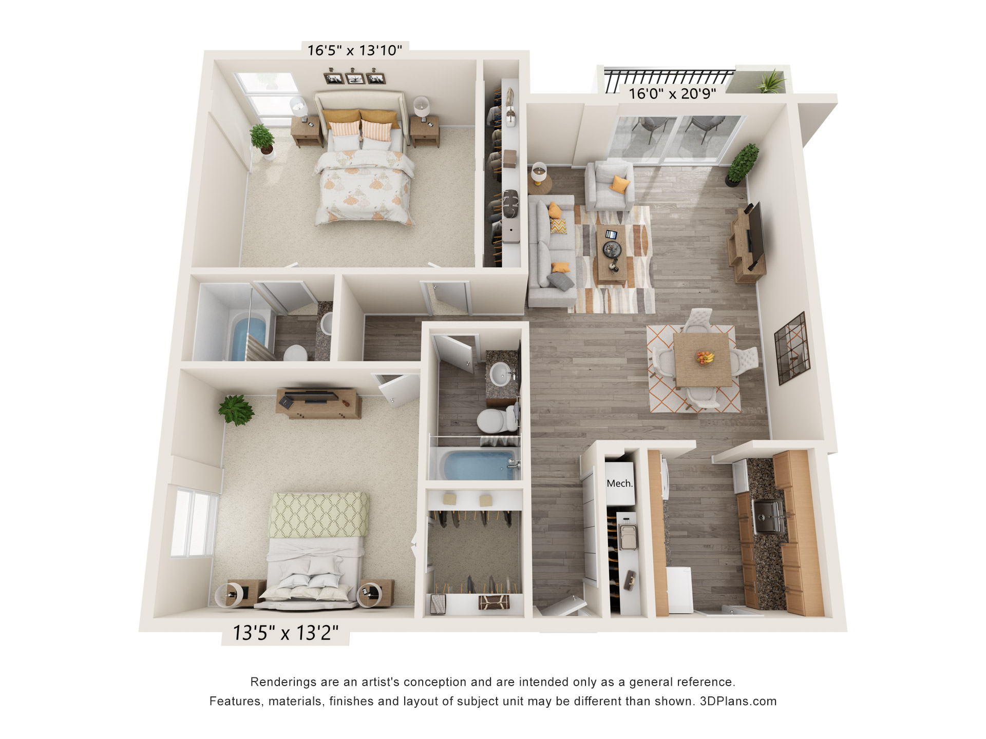 Palm floor plan layout