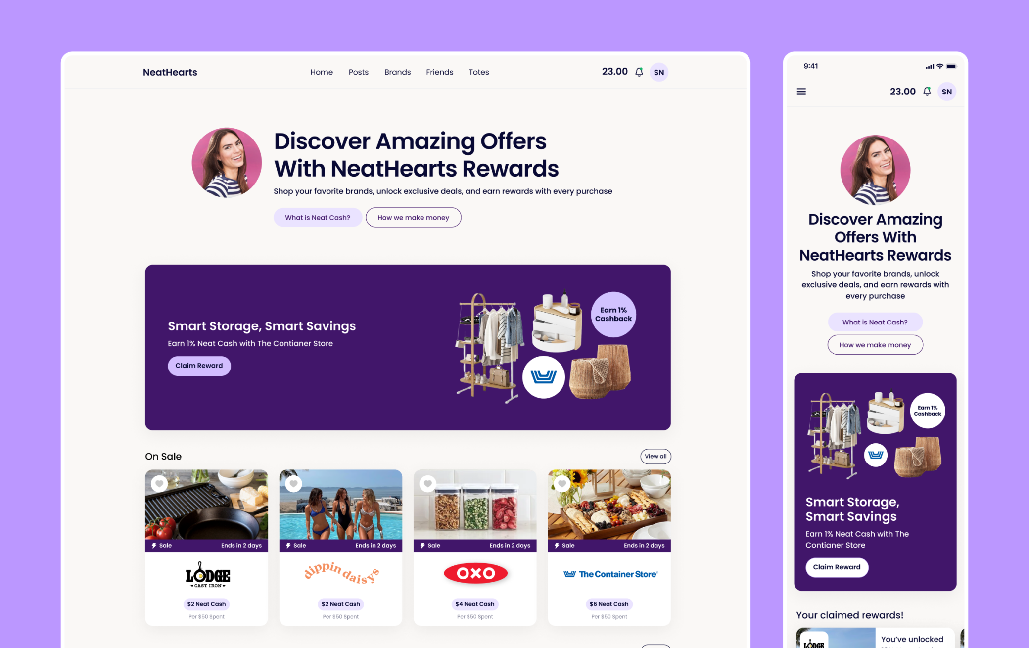Product redesign comparison highlighting the evolution of the Attribe platform.