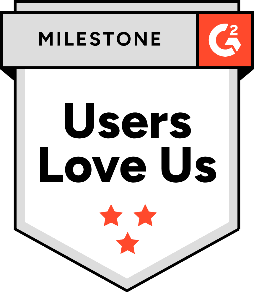 G2 Users Love Us badge