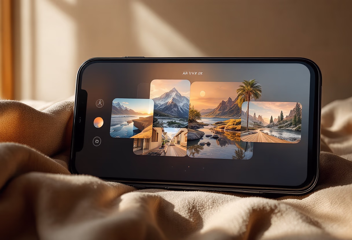 [digital project] image of project on a mobile device (for a ar/vr)