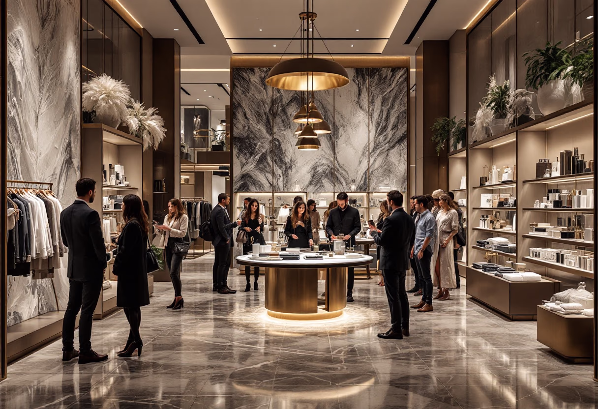 image of community gatherings at the store (for a department store)