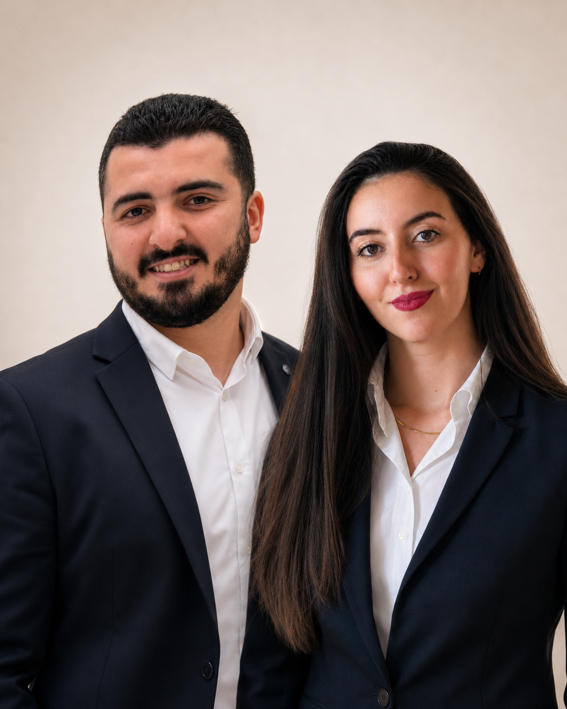 Dounia Benidir et Mohamed Kortaia