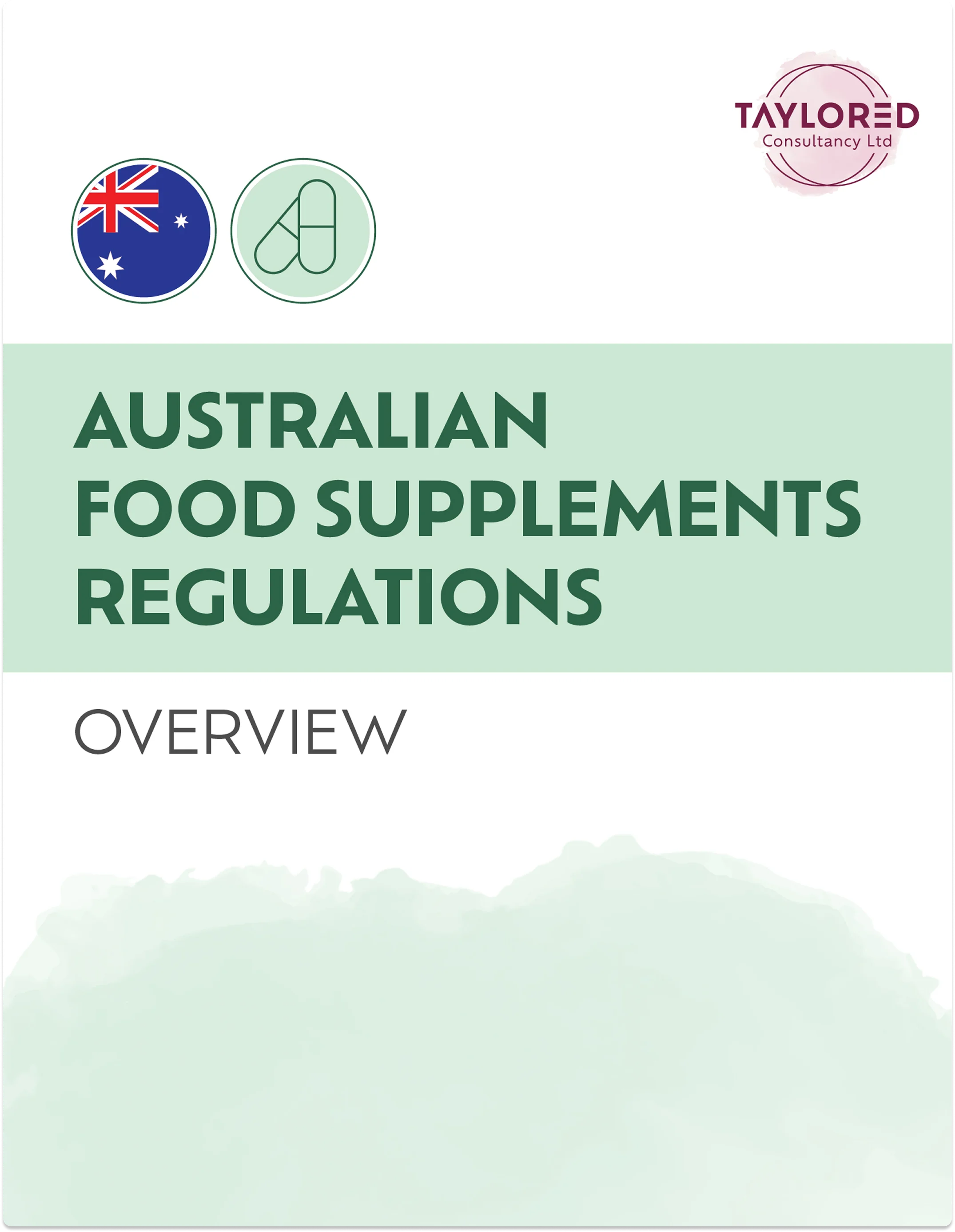 Australian Food Supplements Regulations