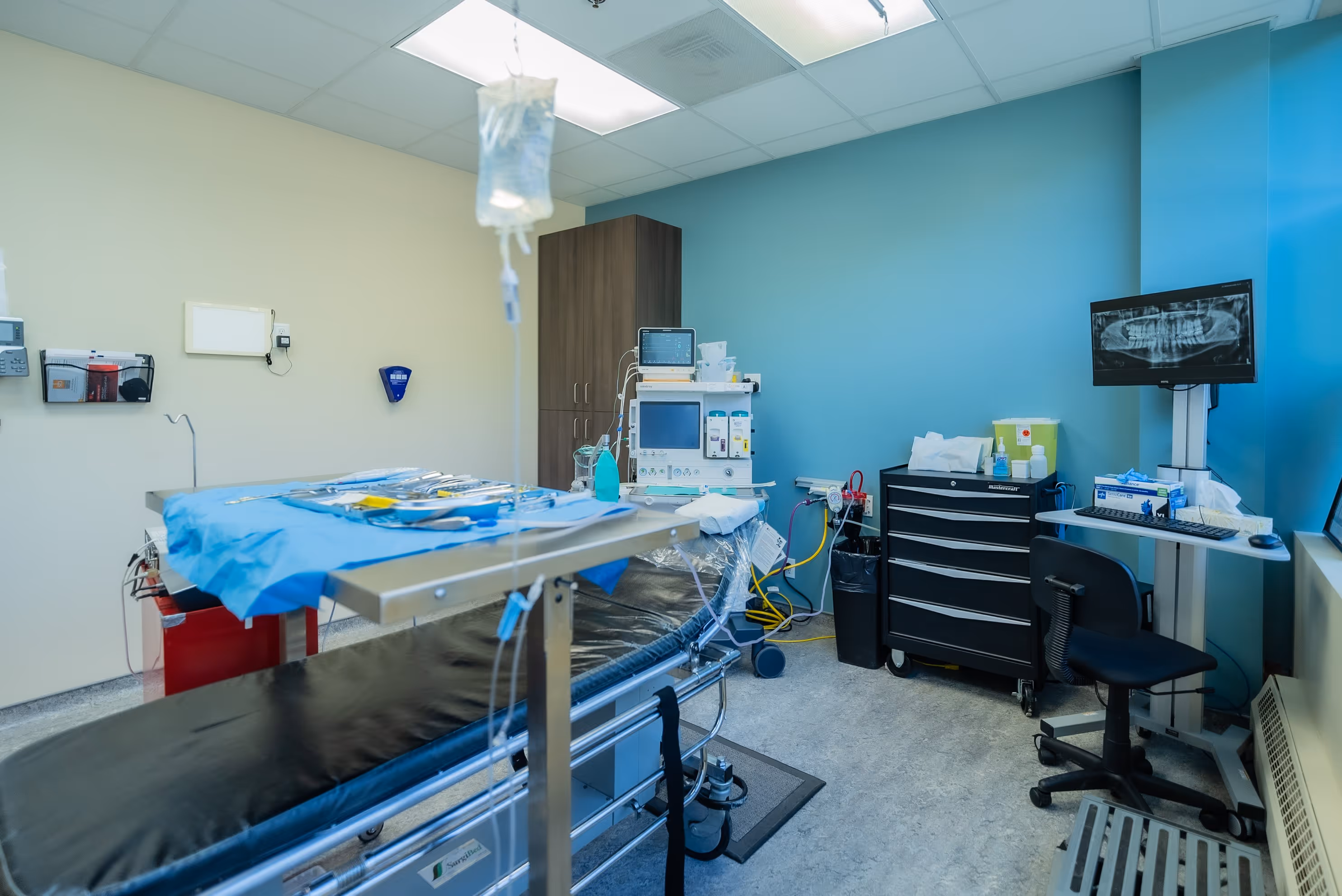Surgical operatory at Steve Bureau Oral & Maxillofacial Surgery