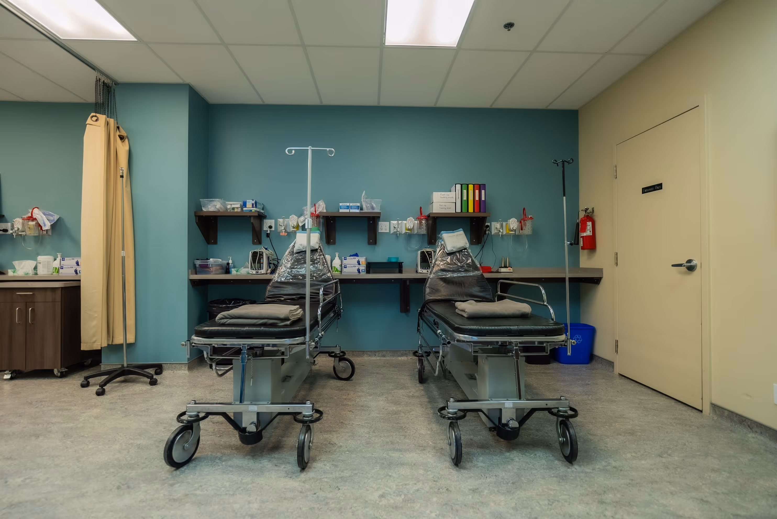 Treatment area at the Steve Bureau OMS clinic