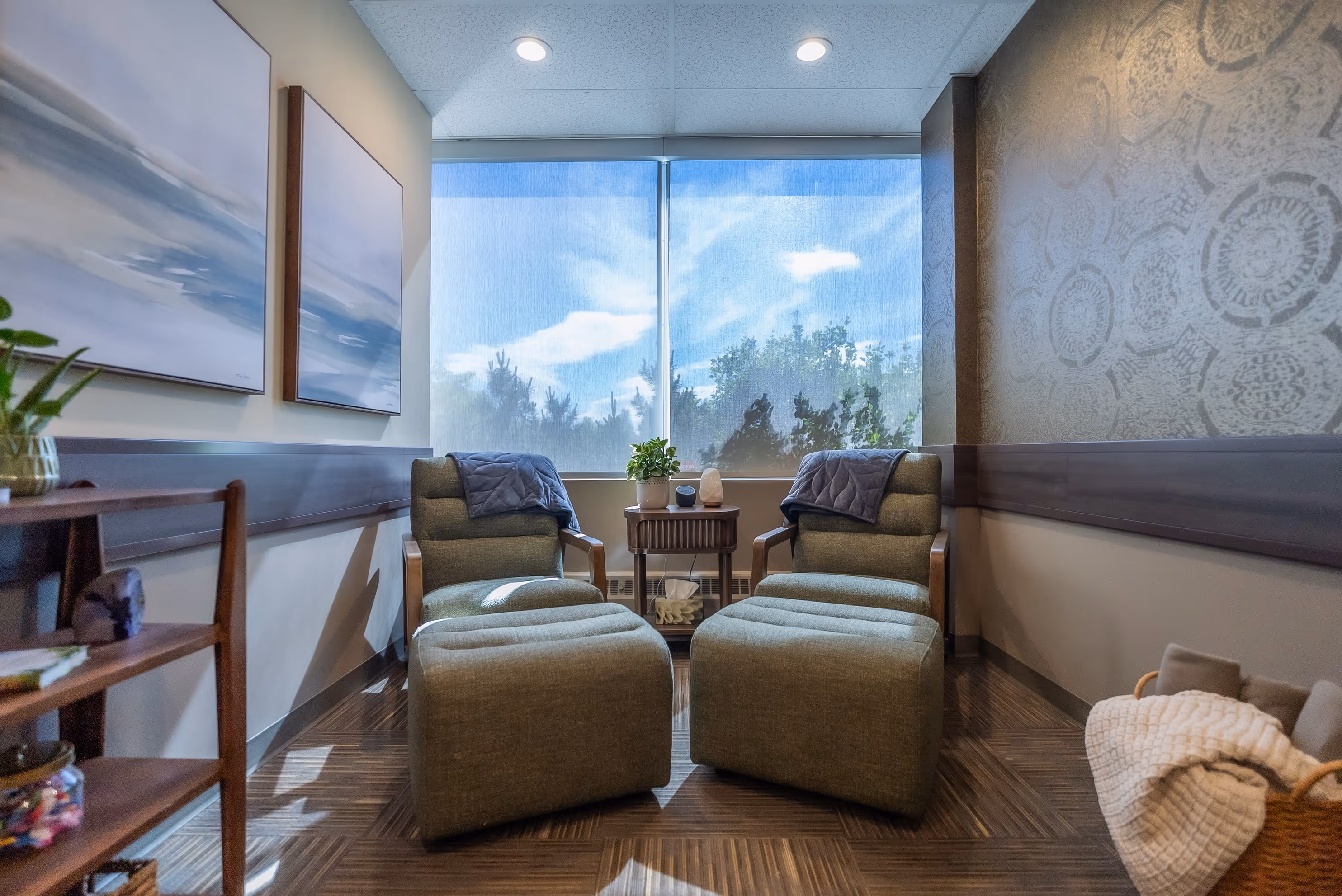 Modern treatment space at the Steve Bureau OMS clinic