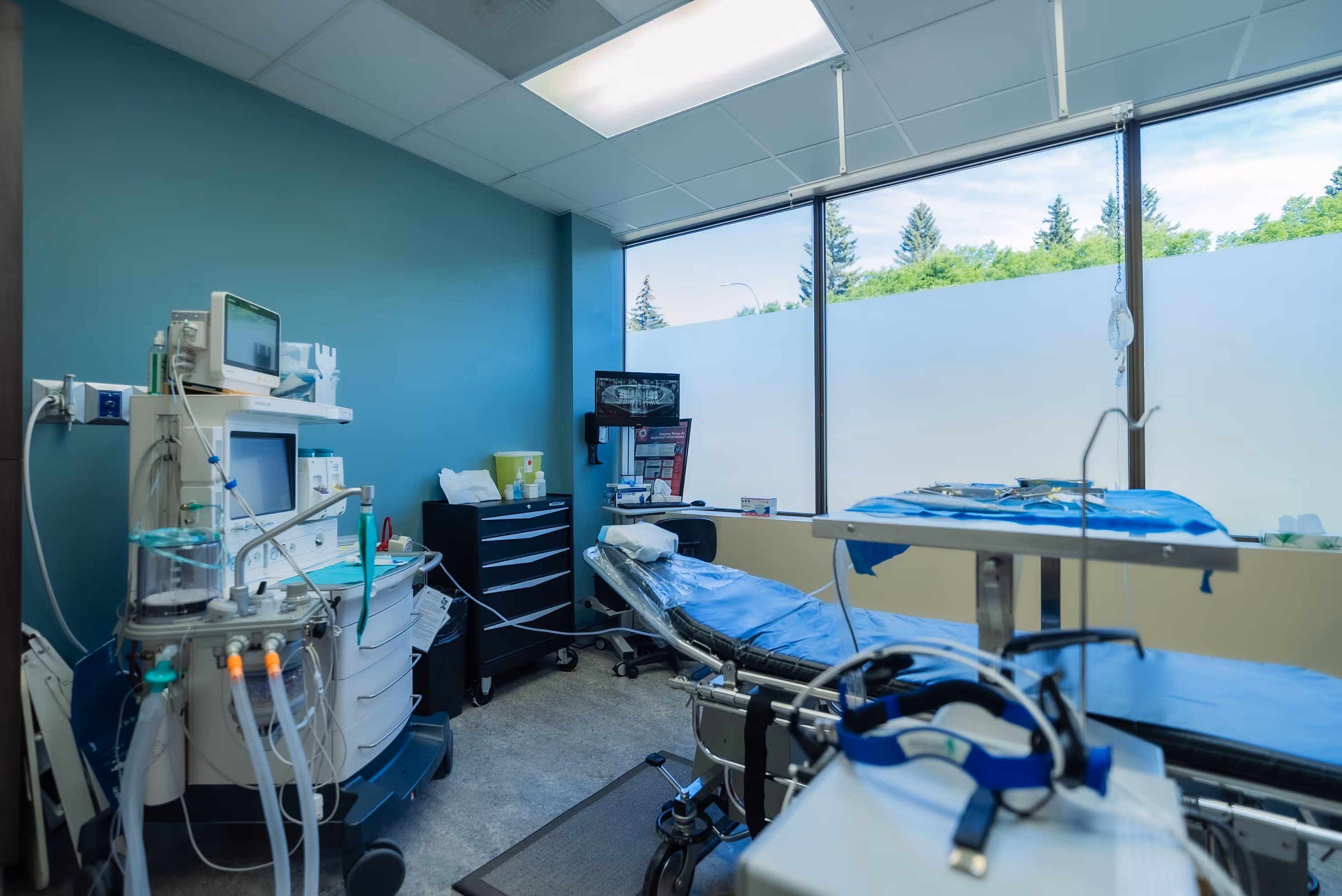 Interior view of the clinic's modern facilities