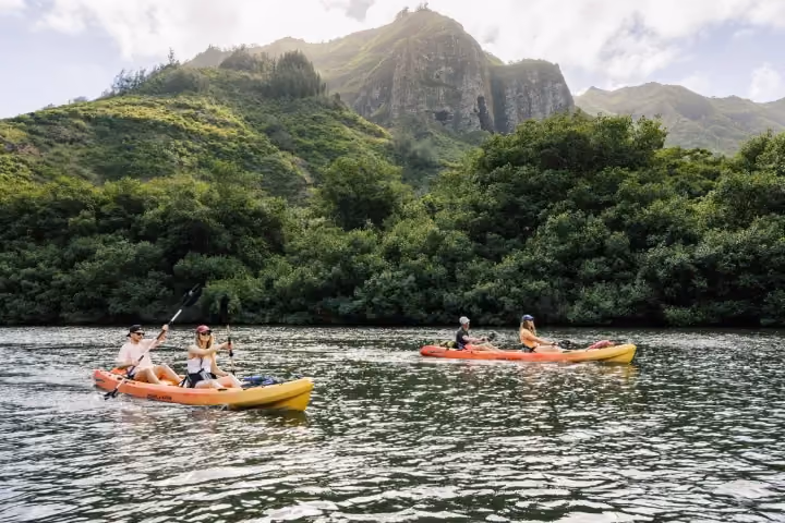 Gallery photo from Kauai's Hidden Valley Falls Kayak & Hike.