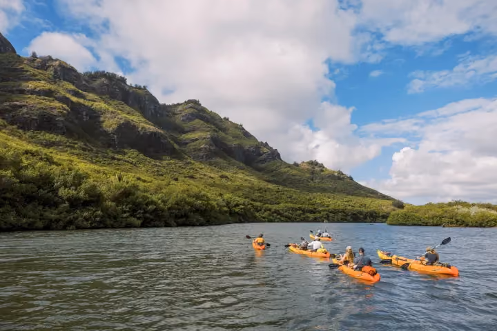 Gallery photo from Kauai's Hidden Valley Falls Kayak & Hike.