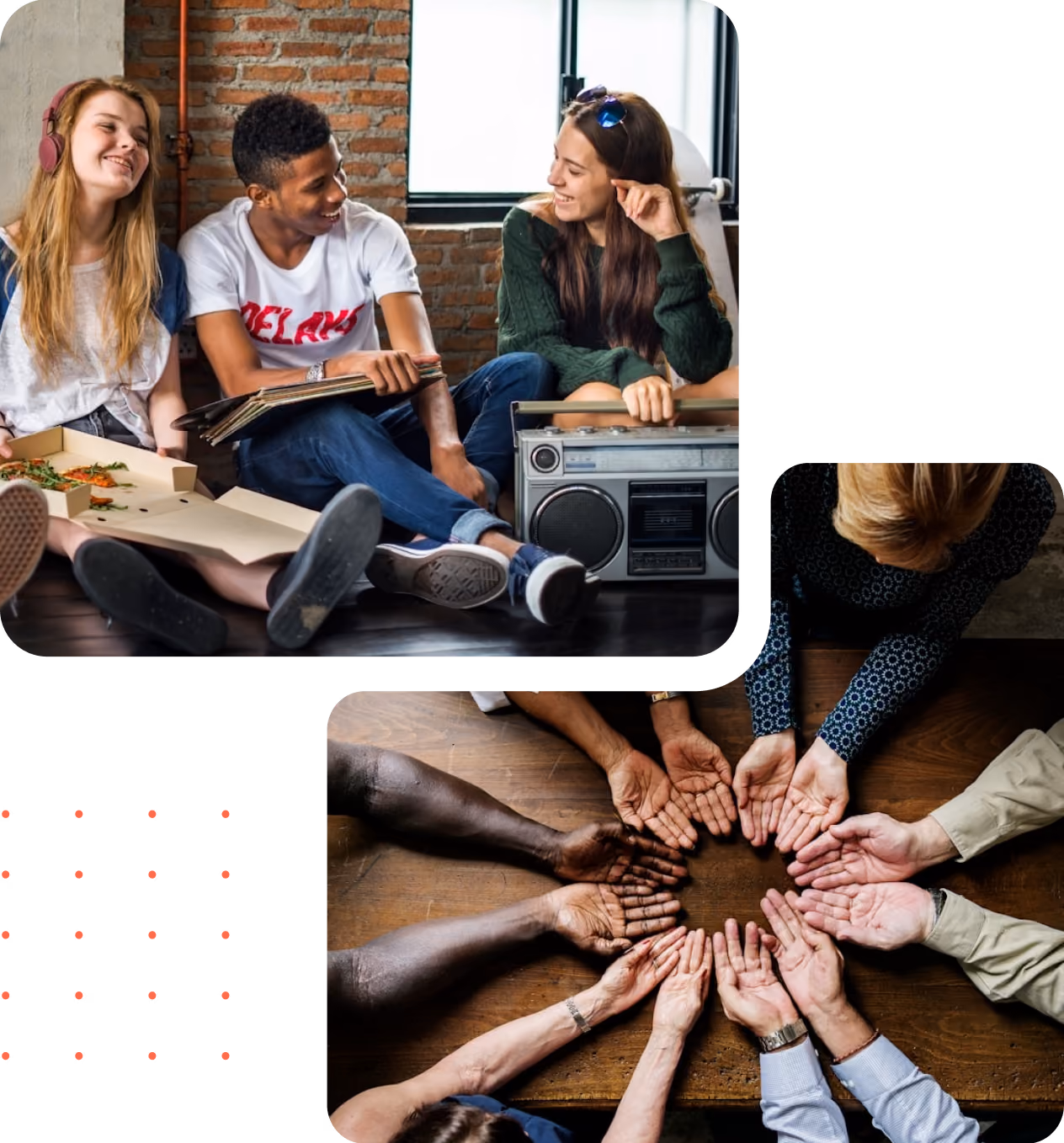 Student consulting with each other