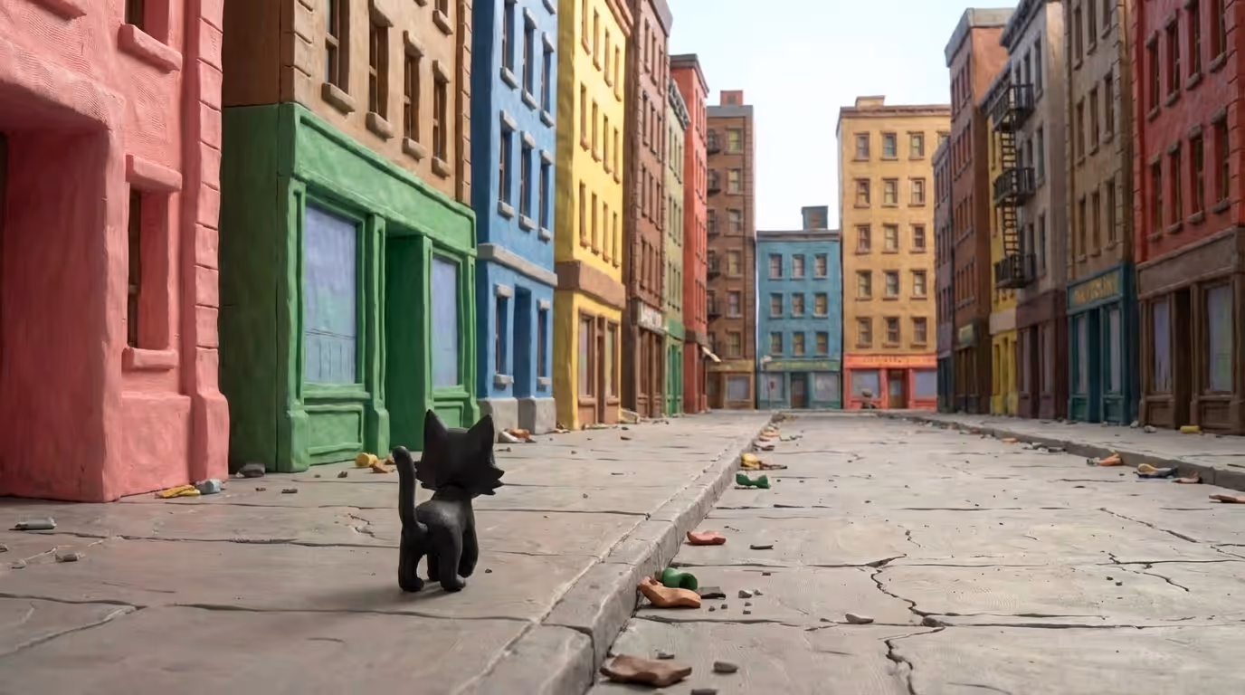 Cat in the Street