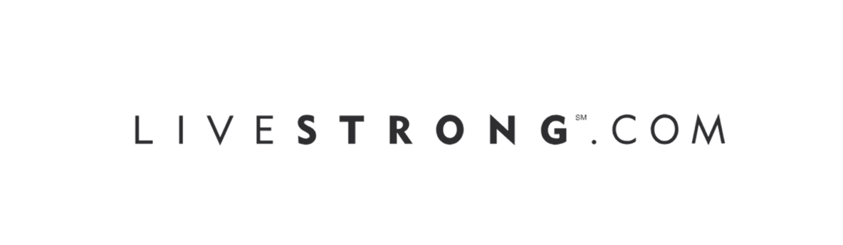 Text logo reading LIVESTRONG.COM in black letters on a transparent background.