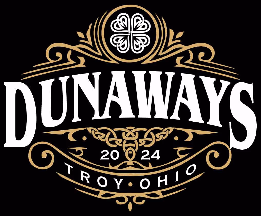 A logo for Dunaway's Troys Ohio.