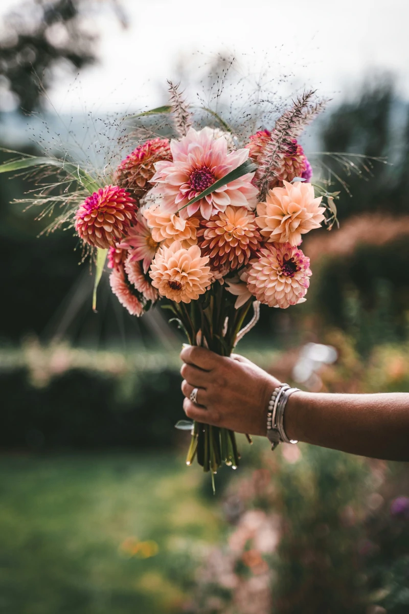 A bouquet of flowers