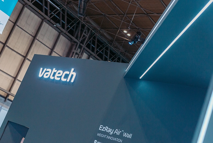 LED features of the Vatech stand