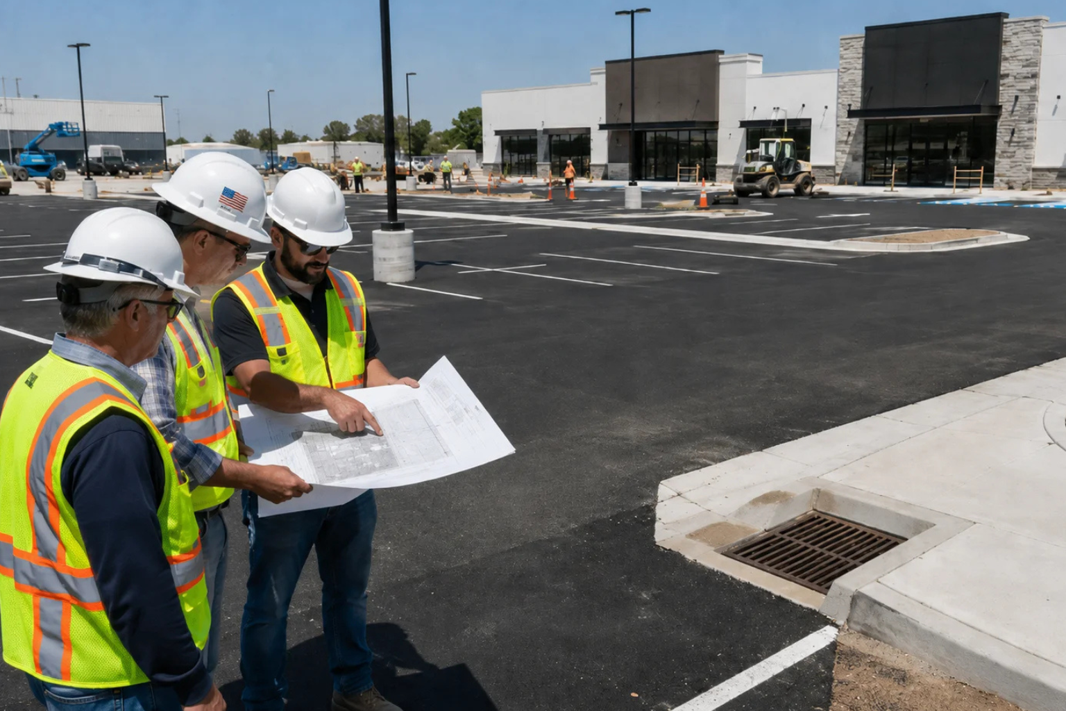 Retaining wall engineering system with reinforced soil layers and drainage components.