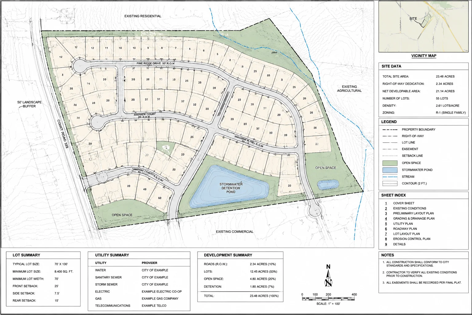 Construction failure investigation with geotechnical analysis of collapsed earth retention system.