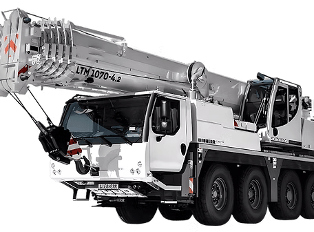 Liebherr LTM 1070-4.2 80-ton all-terrain crane in the Patriot Lifting fleet
