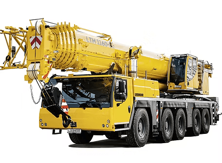 Liebherr LTM 1160-5.2 190-ton all-terrain crane in the Patriot Lifting fleet