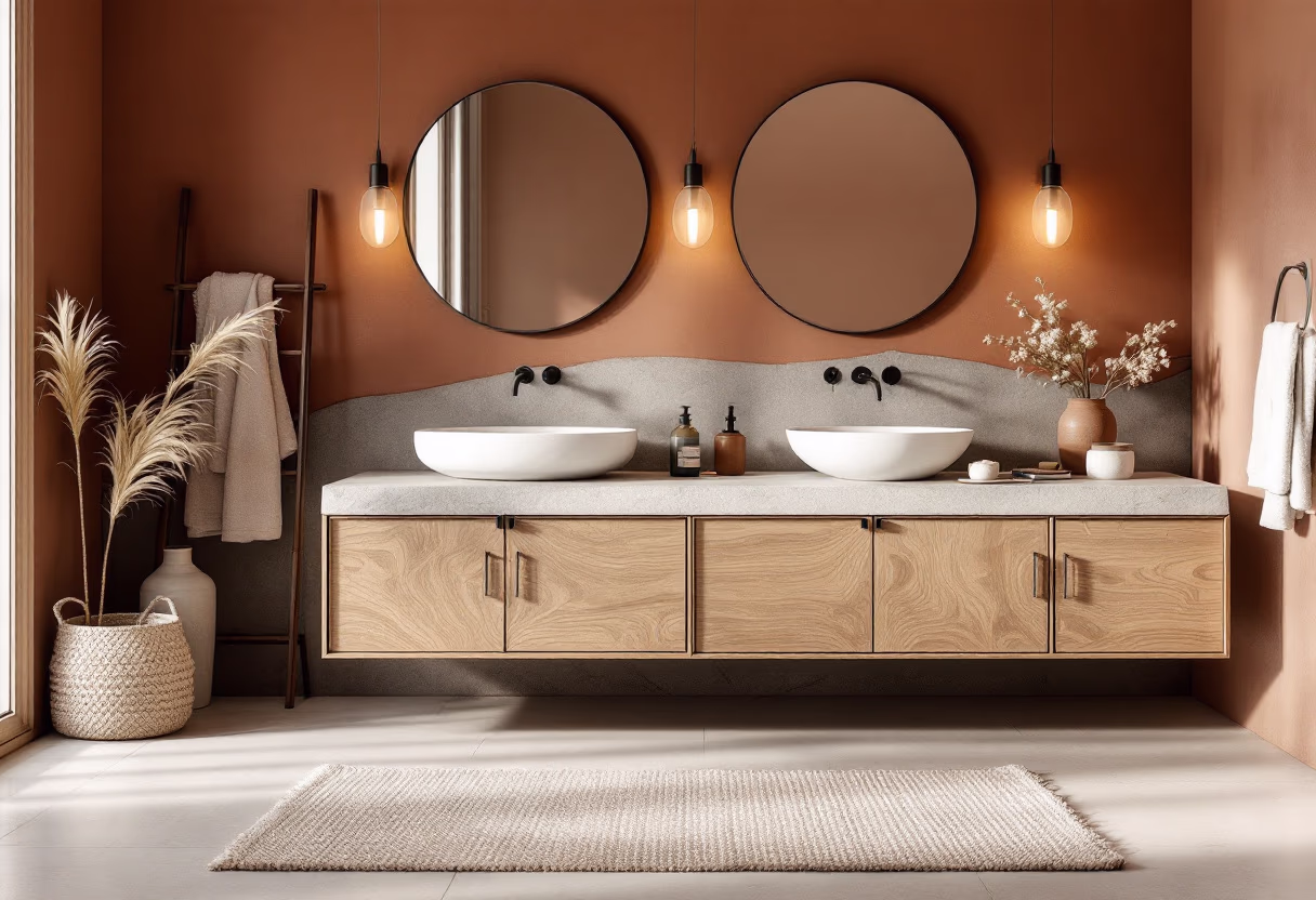 image of a bathroom with artisanal features
