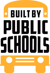 Built by Public Schools (logo)