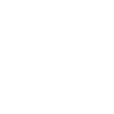 LinkedIn logo in white circle on transparent background.