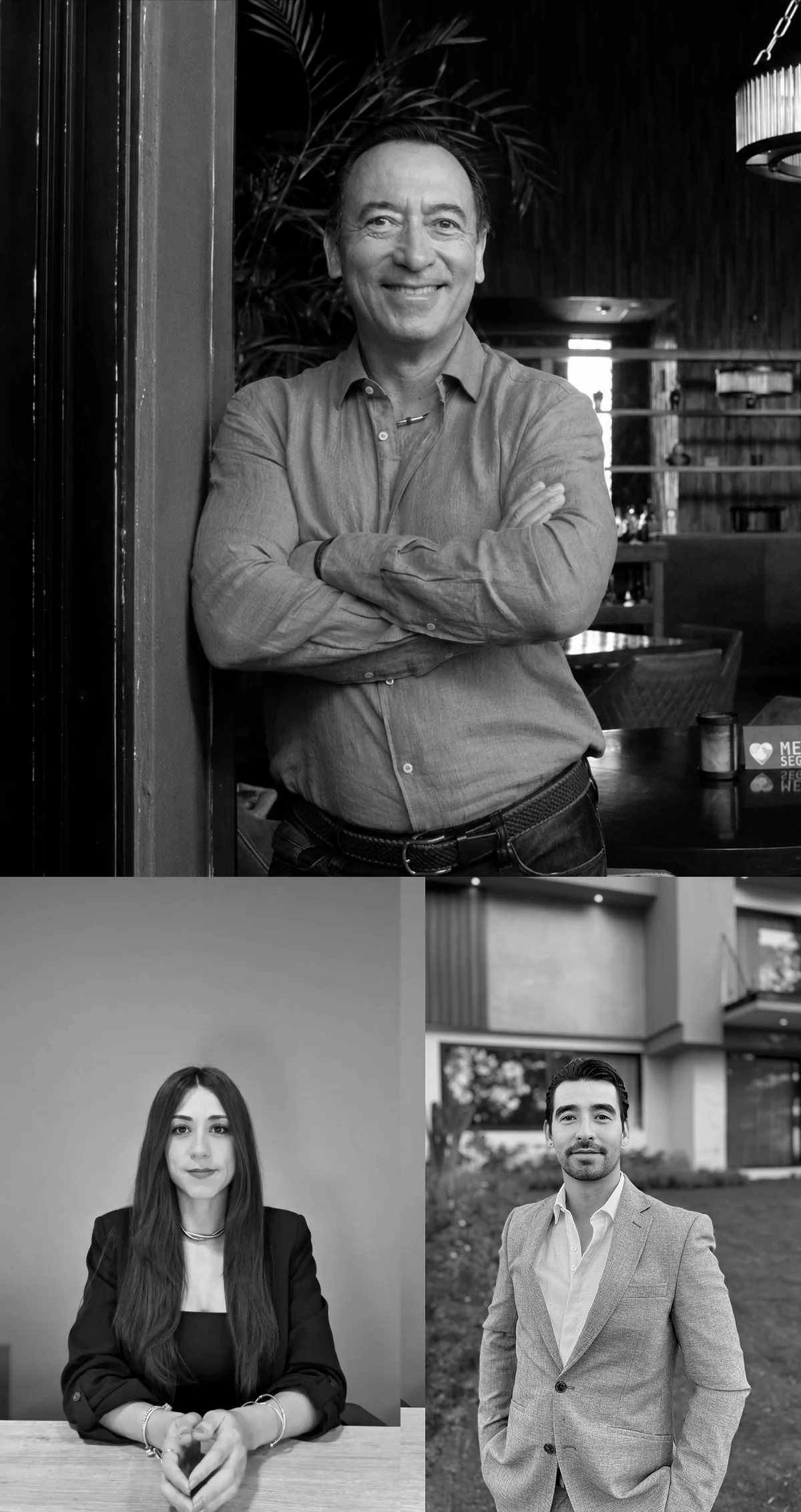Ramsés, Aurora y Khefren Moreno